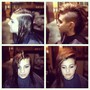 Teen girl haircut