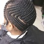 Full weave with leave out