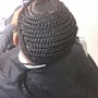 Frontal sew-in weave