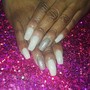 Sculptured Acrylic Ombre Full Set