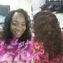 Silk Wrap Relaxed Hair