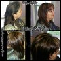 Womens haircut without blowdry