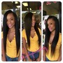 Long hair quickweave