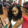 Traditional sew in.