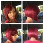 Relaxer retouch semi color trim