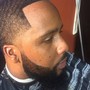 Line up w/Taper fade  haircut