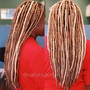 Cornrow ponytail medium size