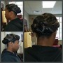 Updo hair style