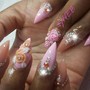 Press -on nails With stones