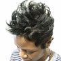 Virgin Relaxer, Shampoo and Style, Women's Cut