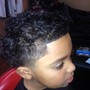 Kids Mohawk,fade, temp  under 13yr