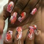 1 color Nail art per nail