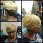 Short cut, shampoo, style