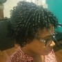 Loc retwist with style