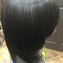 Razor Cut on Weave