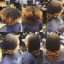 Relaxer and cut/trim