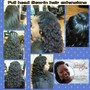 Natural Hair Blowout and Silk press