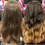 Shampoo and Style(Hair extensions)