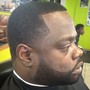 Adult Haircut w/Razor Lining