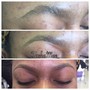 Eyebrow Lamination with tint added