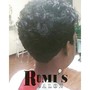 Virgin Relaxer, Shampoo and Style