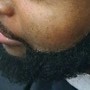 Men sides  with beard outline