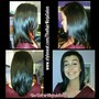 Keratin smoothing treatment(short hair)