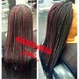 (M) %100 Human Hair knotless Braids