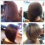 MAKEOVER  Relaxer retouch NEW SHAPE and style