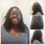 Gel Twist/Two Strand Twist (twist out)