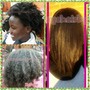 Natural Hair Blow Out/Silk Press