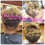 Shampoo/Condition Blow Dry Braid Down