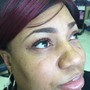 Eyebrow Lamination with tint added