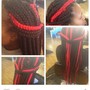 Stitch knotless  box braids