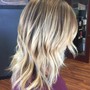 Balayage hair color