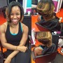 Sleek ponytail with Updo add on