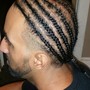 Braids (Straight back cornrows)