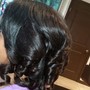 Prom hair sew in