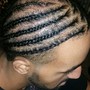 Braids (Straight back cornrows)