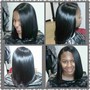 Versatile sew in weave install