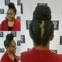 Updo w/ Crochet Hair