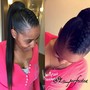 Frontal ponytail