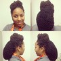 Half Head / Mohawk Crochet Braids