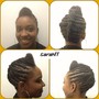 Half Head / Mohawk Crochet Braids