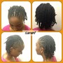 Crochet Braids, Yarn Twists, or Senegalese Twist Over Locs