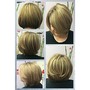 Short/Fine hair shampoo, cut, blow dry