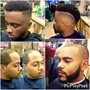 Mens cut , brow shape