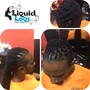 Dreads Updo/ Dreads plaits or double twist