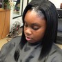 Medium knotless braids