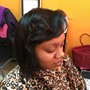 Half up Half Down Sew In